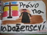 Z „Knihy k dětským právům“, jejíž stránky malovaly děti na Bambiriádě 2009 v Praze pod patronací Národního parlamentu dětí a mládeže